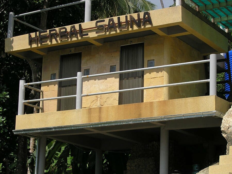 Herbal sauna in Thailand